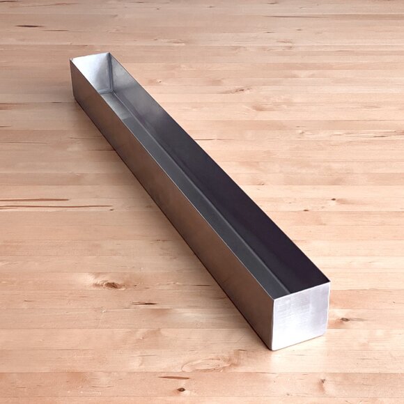 Modern Stainless Steel Trough Planter Box - Picture 3 of 4